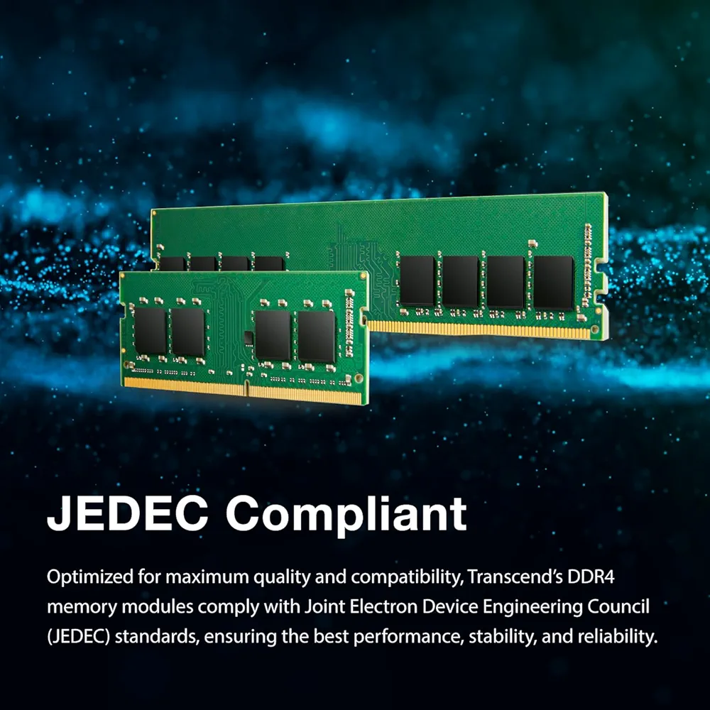 Transcend Laptop RAM DDR4 32GB 3200 - JM3200HSE-32G