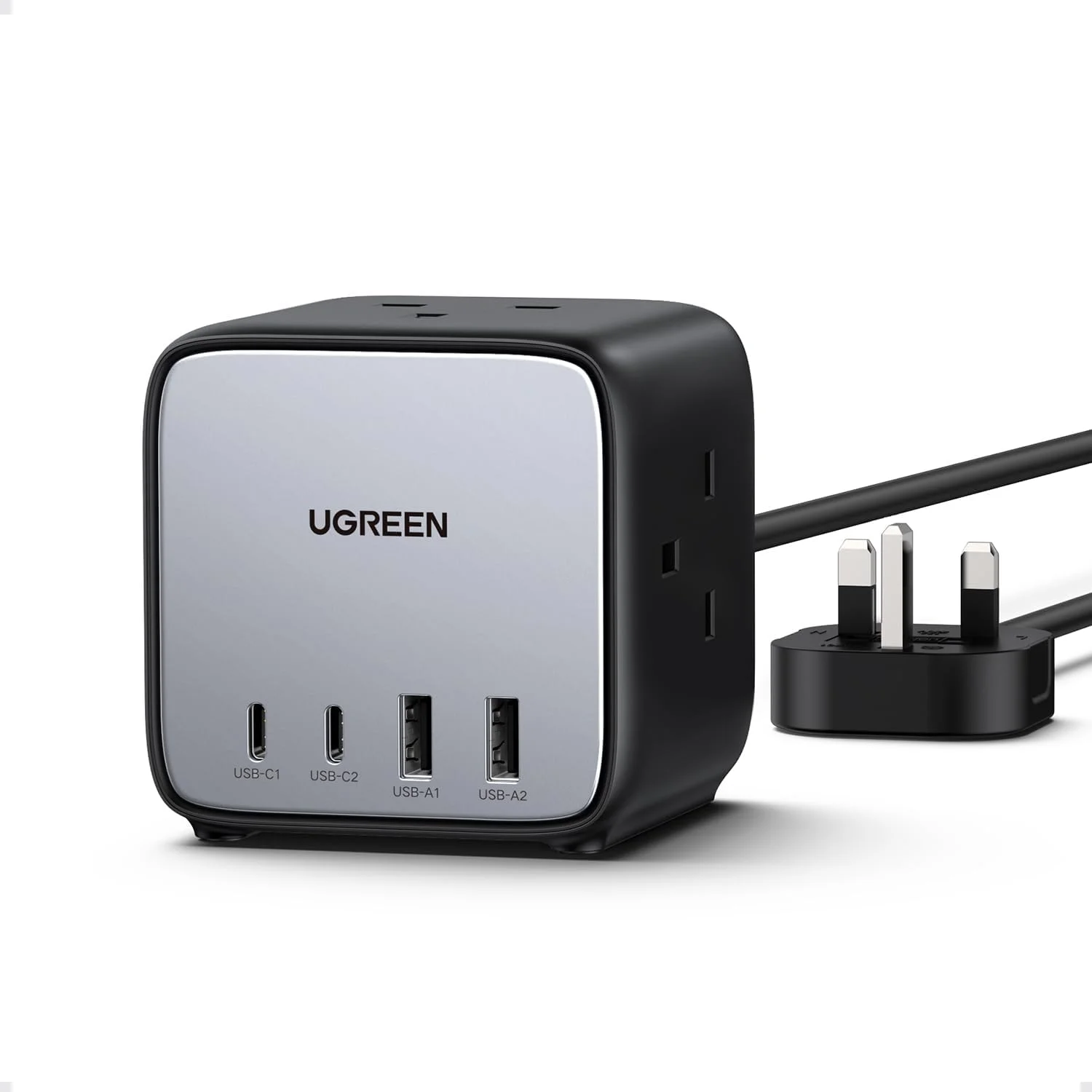 UGREEN DigiNest Cube Power Strip (3 AC outlets +  65W 2A2C) - CD268