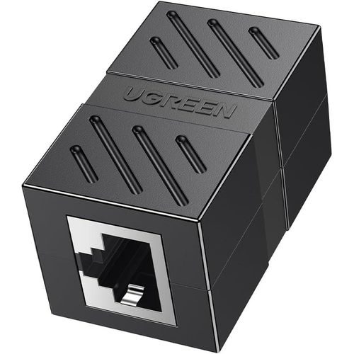 UGREEN RJ45 Network Keystone Jack Inline Coupler Female to Female Black - NW114 - UG-20390