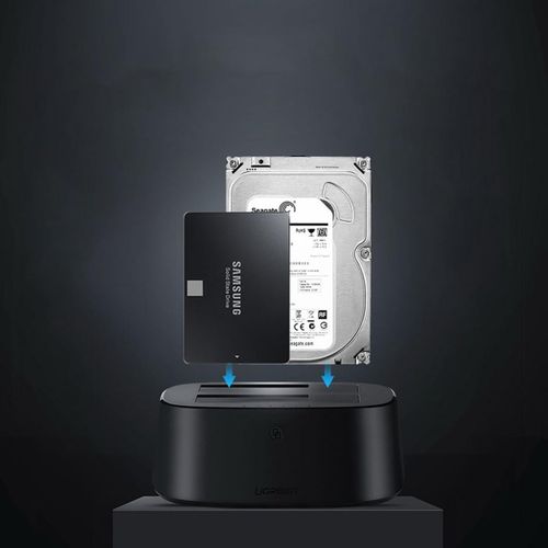 UGREEN USB 3.0 to SATA Dual-Bay Hard Drive Duplicator/Cloner EU - CM198 - UGN-50857