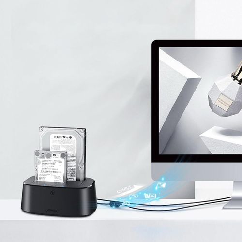 UGREEN USB 3.0 to SATA Dual-Bay Hard Drive Duplicator/Cloner EU - CM198 - UGN-50857