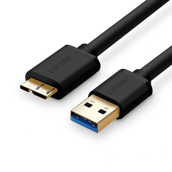 UGREEN USB-A 3.0 to Micro USB 3.0 Male Cable 0.5m Black - US130 - UG-10840