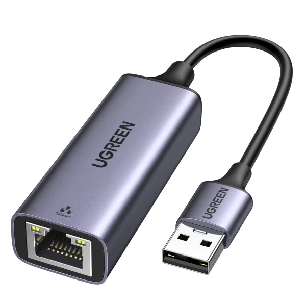 UGREEN USB-A 3.0 to RJ45 Gigabit Ethernet Adapter (Space Gray) - CM209 - UG-50922