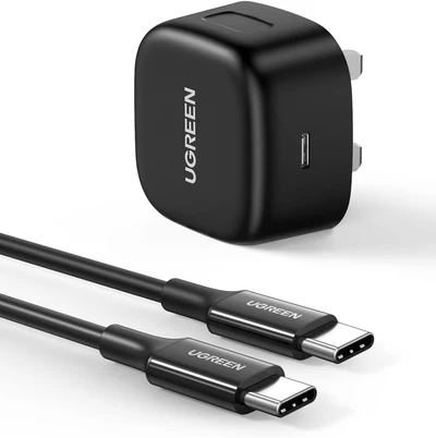 UGREEN USB-C 25W PD Charger With C-C 2M Cable - CD250