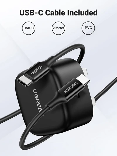 UGREEN USB-C 25W PD Charger With C-C 2M Cable - CD250