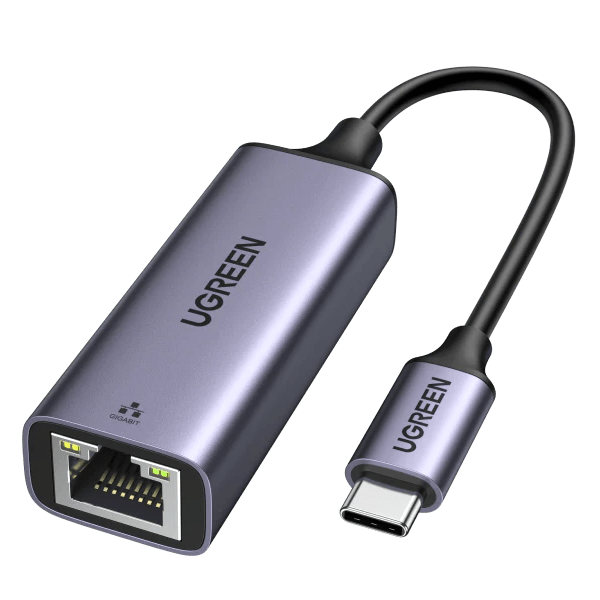 UGREEN USB-C 3.1 Gen 1 to RJ45 Gigabit Ethernet Adapter Space Grey - CM199 - UG-50737
