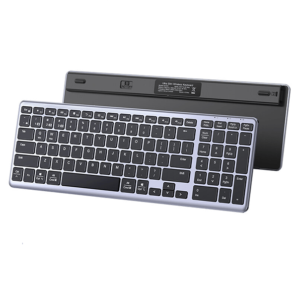 UGREEN Ultra Slim Wireless & Bluetooth Rechargeable Keyboard - KU005