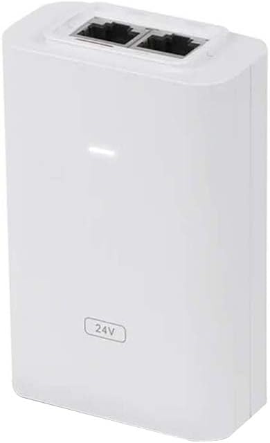 Ubiquiti Networks POE-24-24W-G-WH PoE Injector (24 VDC, 24W, 1A, White)
