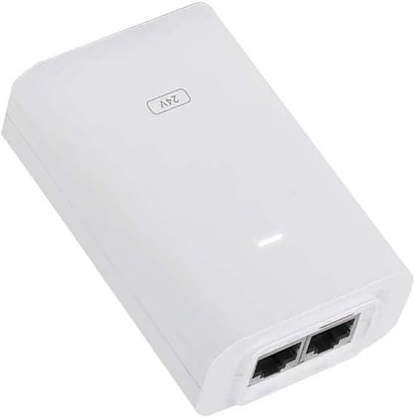 Ubiquiti Networks POE-24-24W-G-WH PoE Injector (24 VDC, 24W, 1A, White)