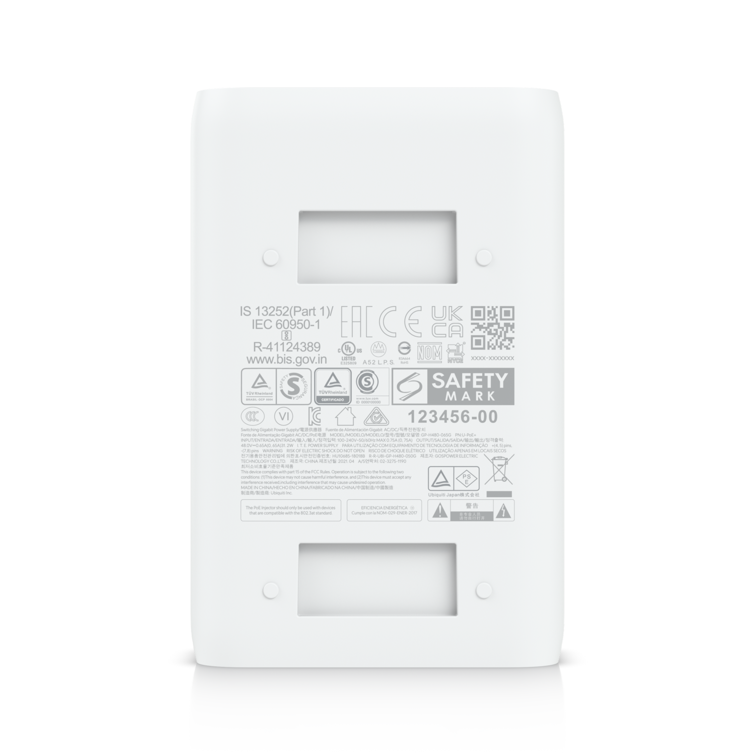 Ubiquiti Networks U-POE-AT PoE+ Adapter  48V DC @ 0.65A
