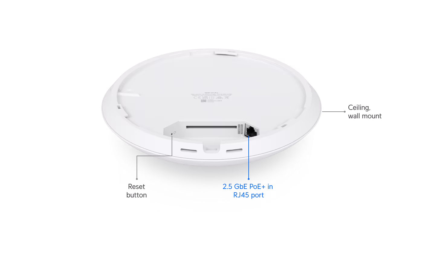 Ubiquiti UniFi WiFi 7 Access Point PRO (U7-PRO) Ceiling-mounted WiFi 7 AP