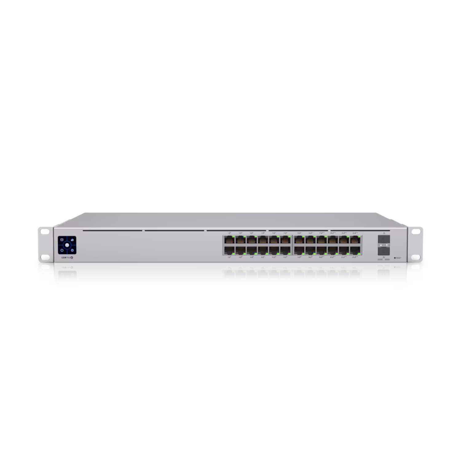 Unifi USW-PRO-24-POE Full POE (16) Gbe PoE+ RJ45 ports, (8) GbE PoE++ RJ45 ports, (2) 10G SFP+ ports, 400W total PoE availability