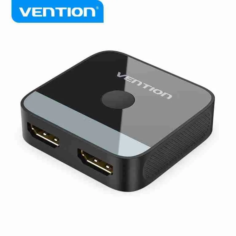 Vention 2-Port HDMI Bi-Direction 4K Switcher Black ABS Type - AKOB0