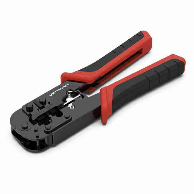 Vention Multi-Function LAN Cable Crimping Tool Ratchetless Type Black - KEDB0